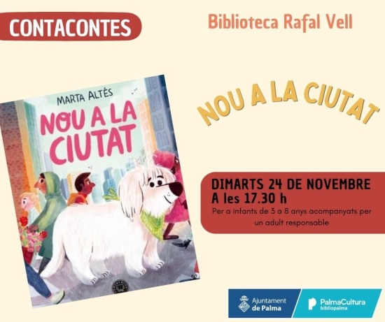 Nou a la ciutat, a càrrec del personal bibliotecari